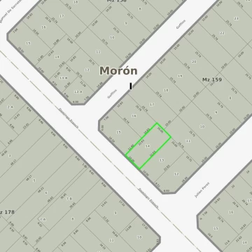 Venta lote en Morón 10x22