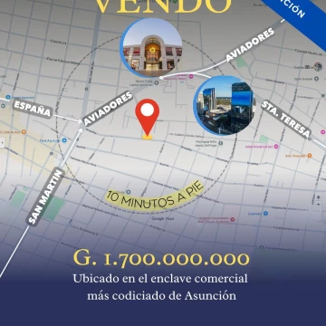 En Venta Propiedad en Barrio Ykua Sati  - Asunción - Gs. 1.700.000.000.