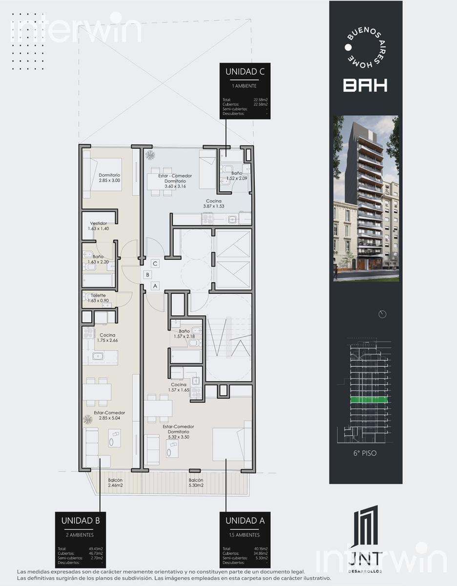 plano planta piso 6