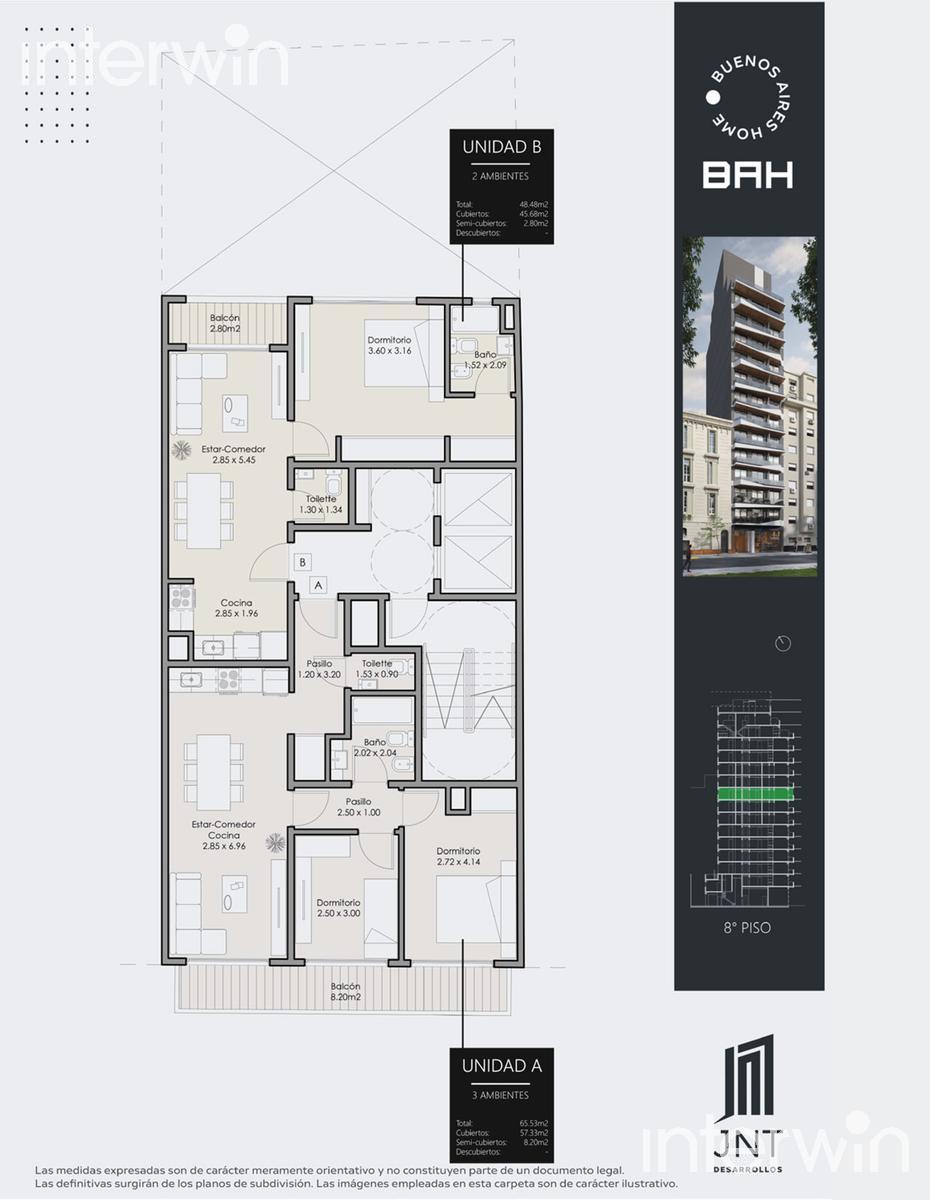 plano planta piso 8