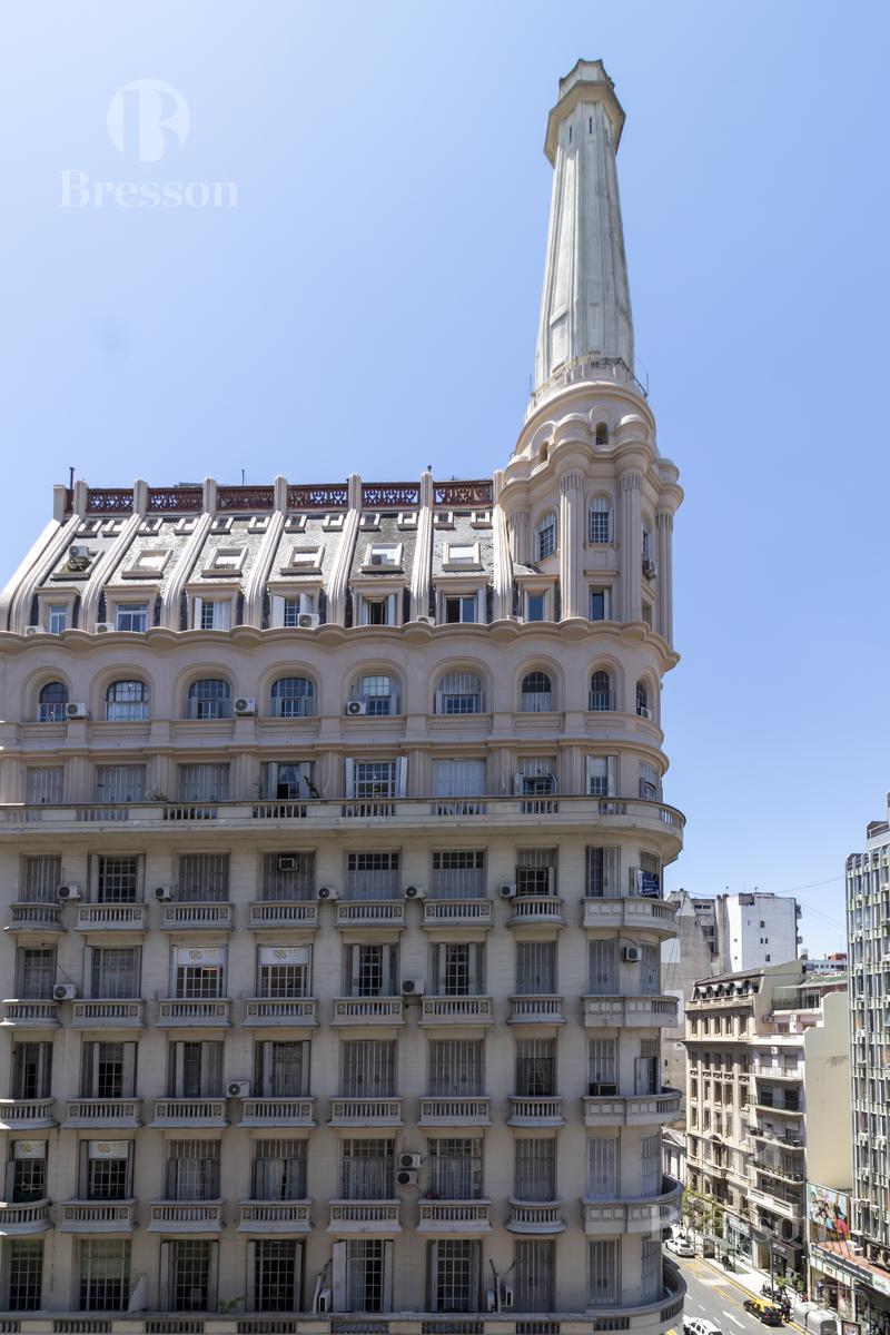 vista desde Callao hacia el edificio Rocatagliatta