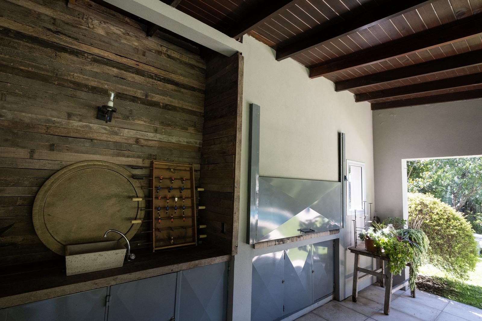 parrilla y lavabo