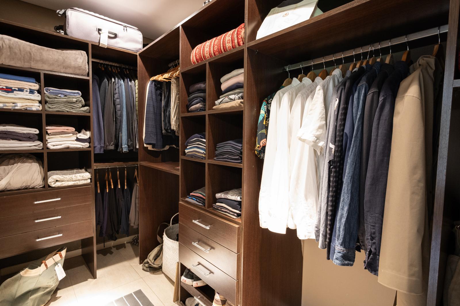 vestidor de la master suite