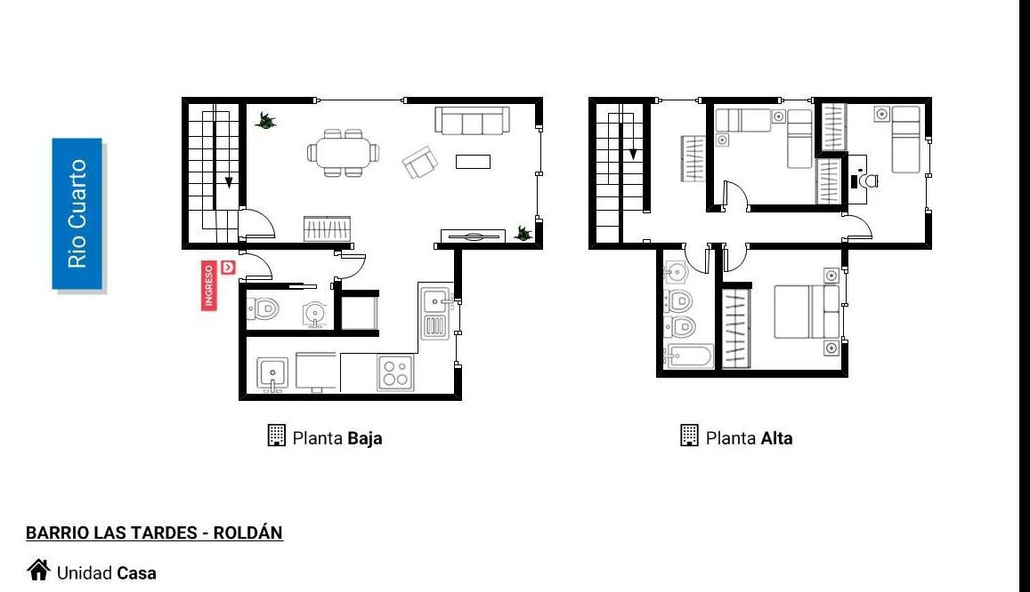Casa de 3 dormitorios en venta en Rosario