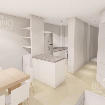 Departamento 1 dormitorio en construcción en venta -  zona facultades La Plata