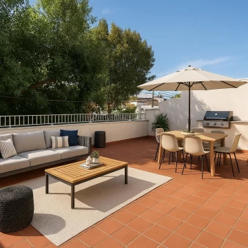 Casa en Parque Chacabuco en venta 3 ambientes con terraza y patio  PERMUTA