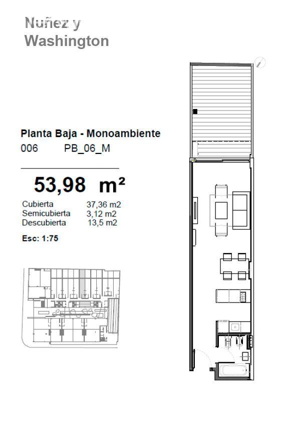 plano planta baja unidad 006
