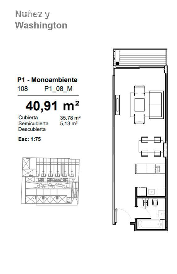 plano planta piso 1 unidad 108