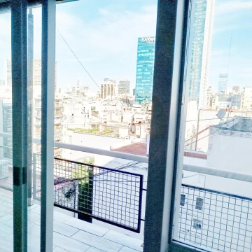 Venta Departamento monoambiente con balcón y vista abierta