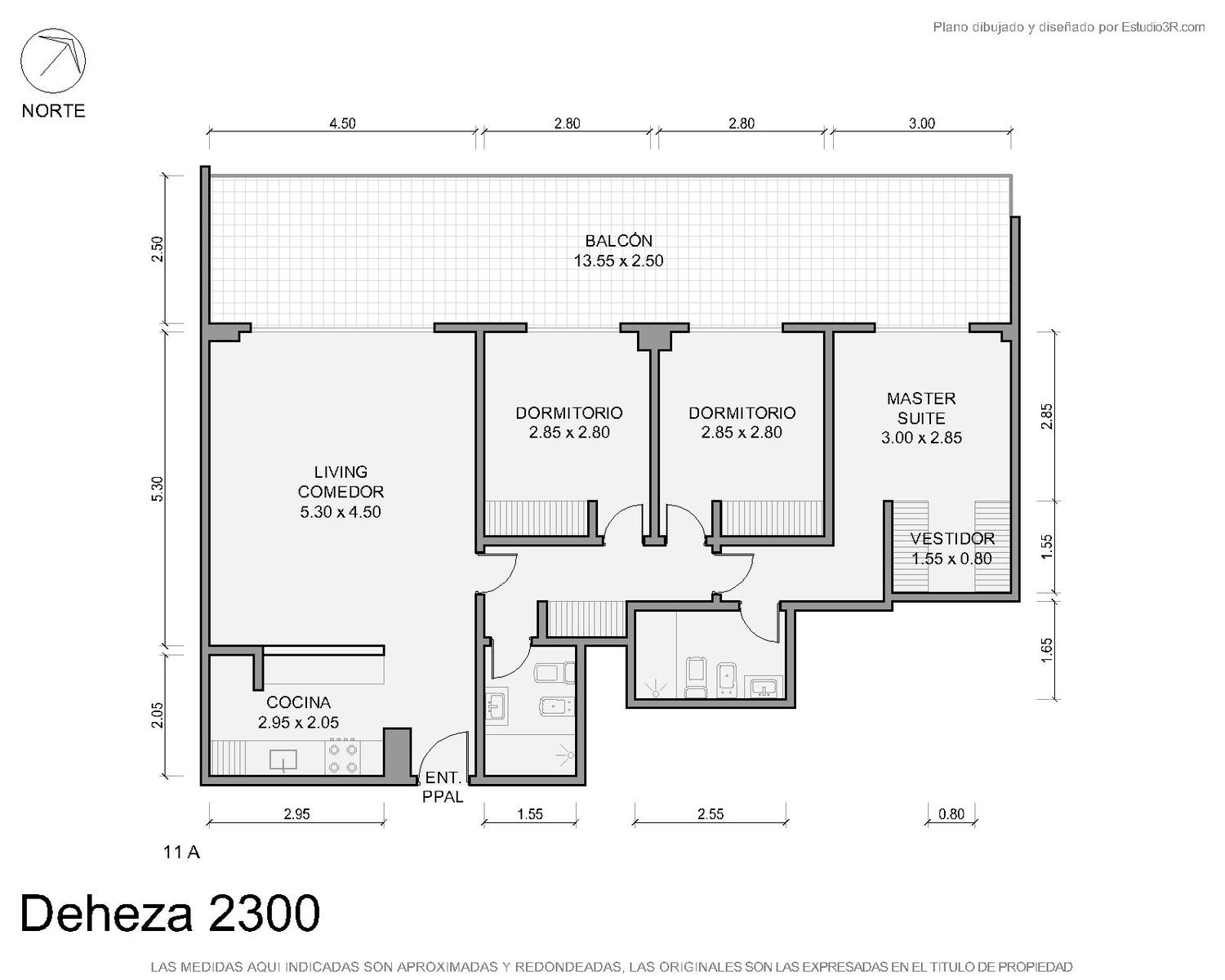 Departamento de 3 dormitorios en Núñez, foto 3
