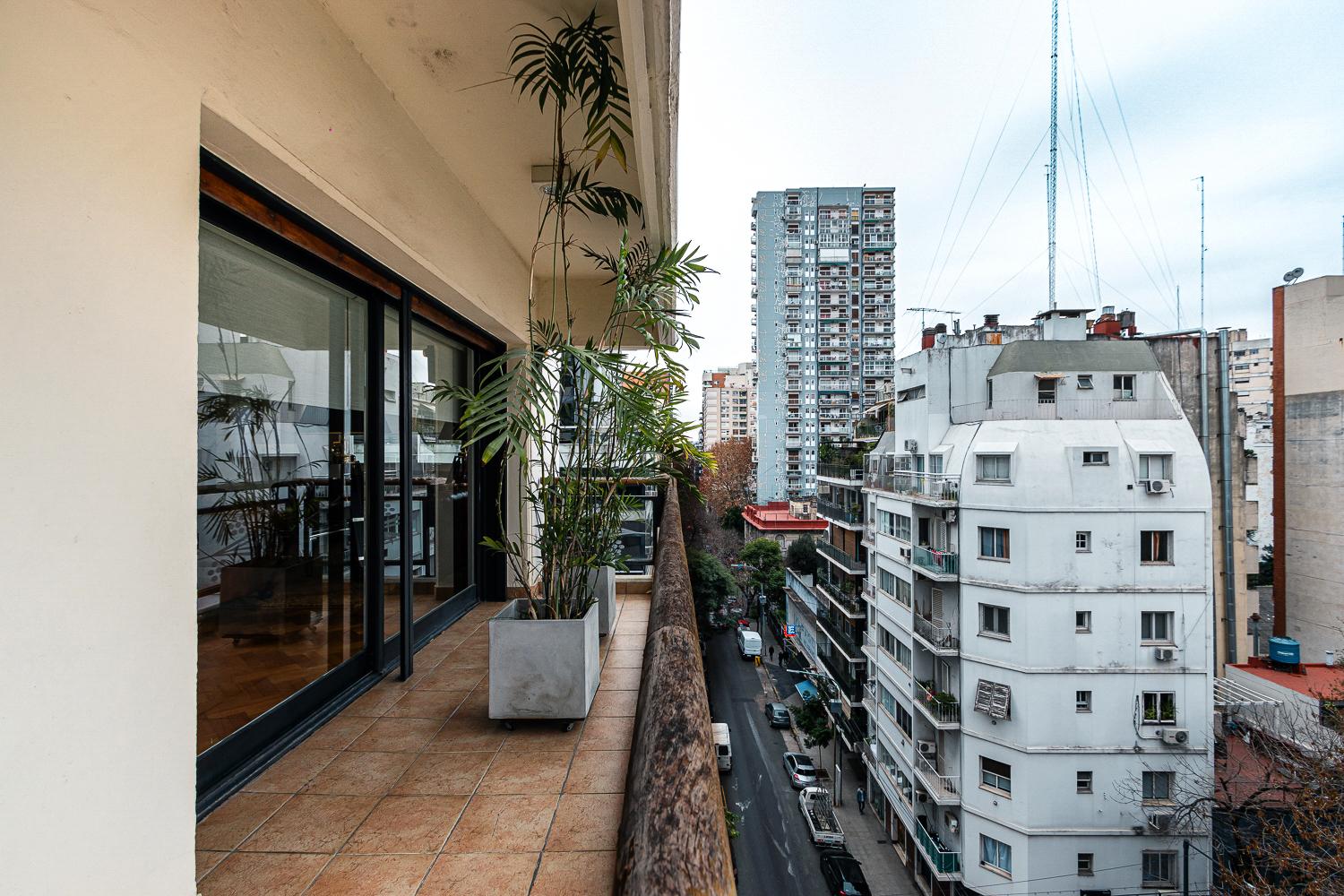 vista balcon corrido living comedor