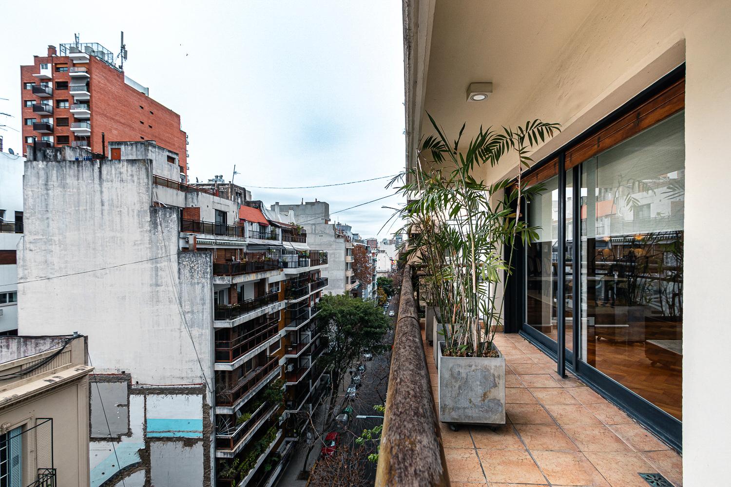 vista balcon corrido living comedor
