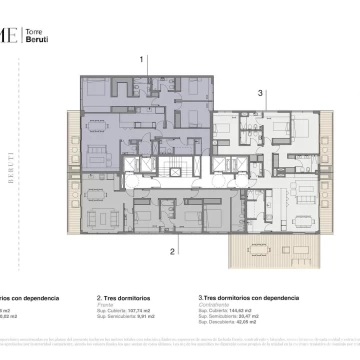 Venta departamento 4 ambientes con balcón y dependencia en Palermo
