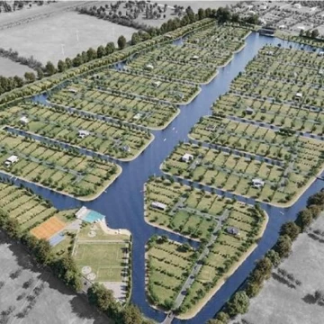 Terreno en venta en barrio privado Funes Lake