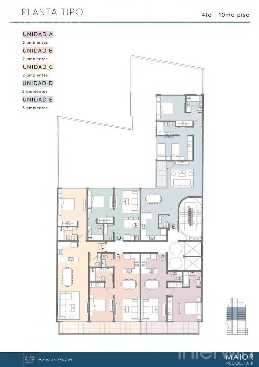 plano planta piso 4 a 10