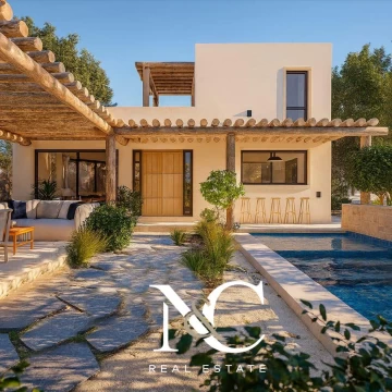 Casa en venta en Costa Esmeralda fondo con  pinos