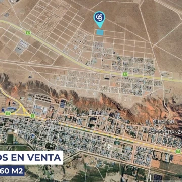 Terreno en Añelo a metros de Ruta 17