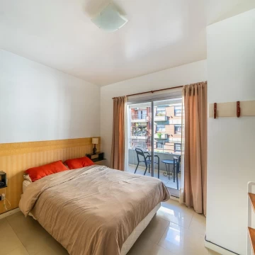 Departamento un ambiente amoblado en alquiler temporario en Caballito