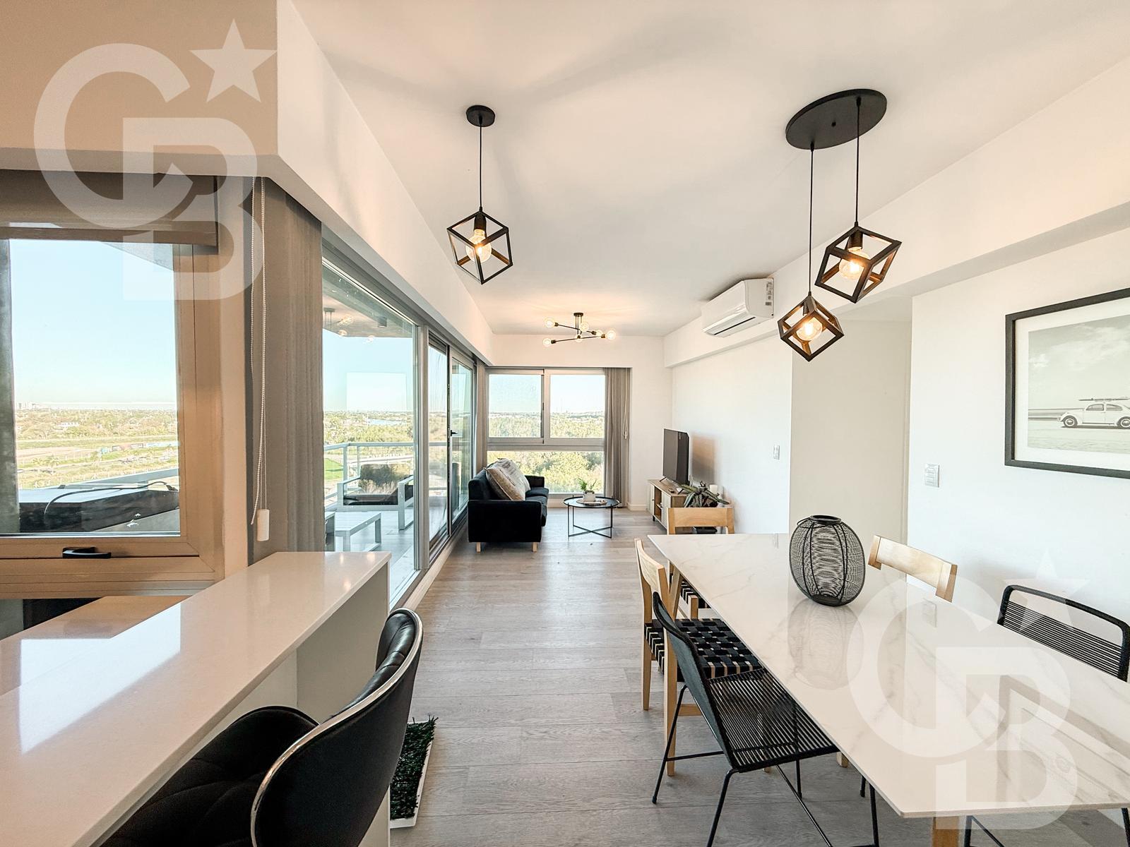 Departamento en Venta - 3 ambientes con vista a la laguna - Remeros Beach - 2 cocheras - Seguridad - 2