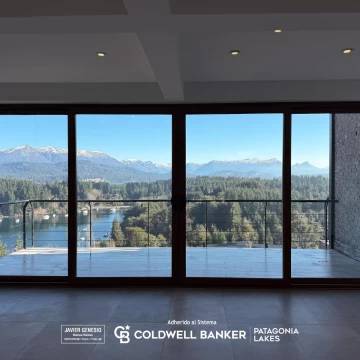 VENTA Departamento 3amb UF1 89m2 a estrenar vista al lago Amoblado Faldeo Manzano Villa la Angostura