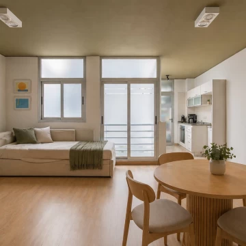 DEPARTAMENTO. MONOAMBIENTE. APTO CRÉDITO. APTO PROFESIONAL. AIRBNB. LUMINOSO. ALMAGRO NORTE.