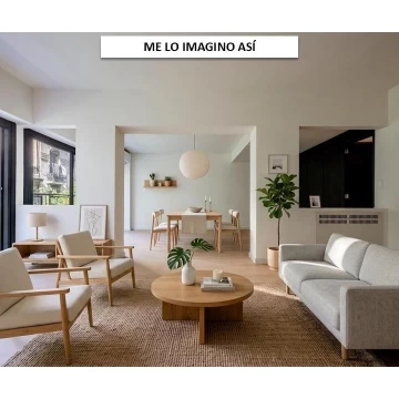 Venta Piso reciclado en Recoleta | 3 dormitorios | Palier privado | Balcón corrido | Dependencia