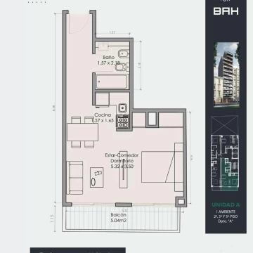 Departamento - Barrio Norte