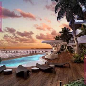Tankah 52, Penthouse 3 Bedrooms Lock Off Beach front, Tulum