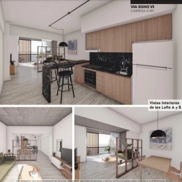 Departamento de 1 ambiente en Palermo Soho