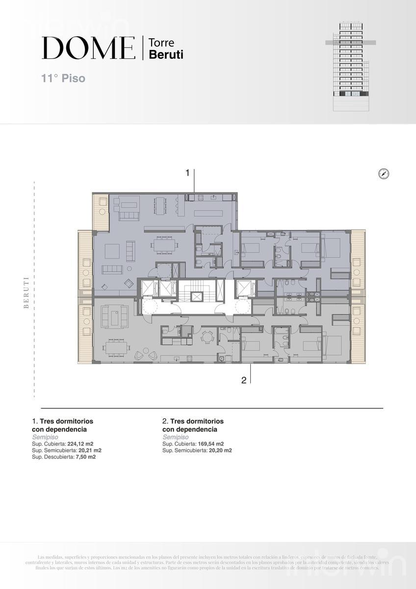 plano planta piso 11