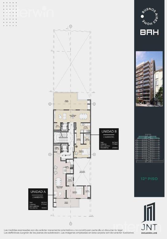plano planta piso 12