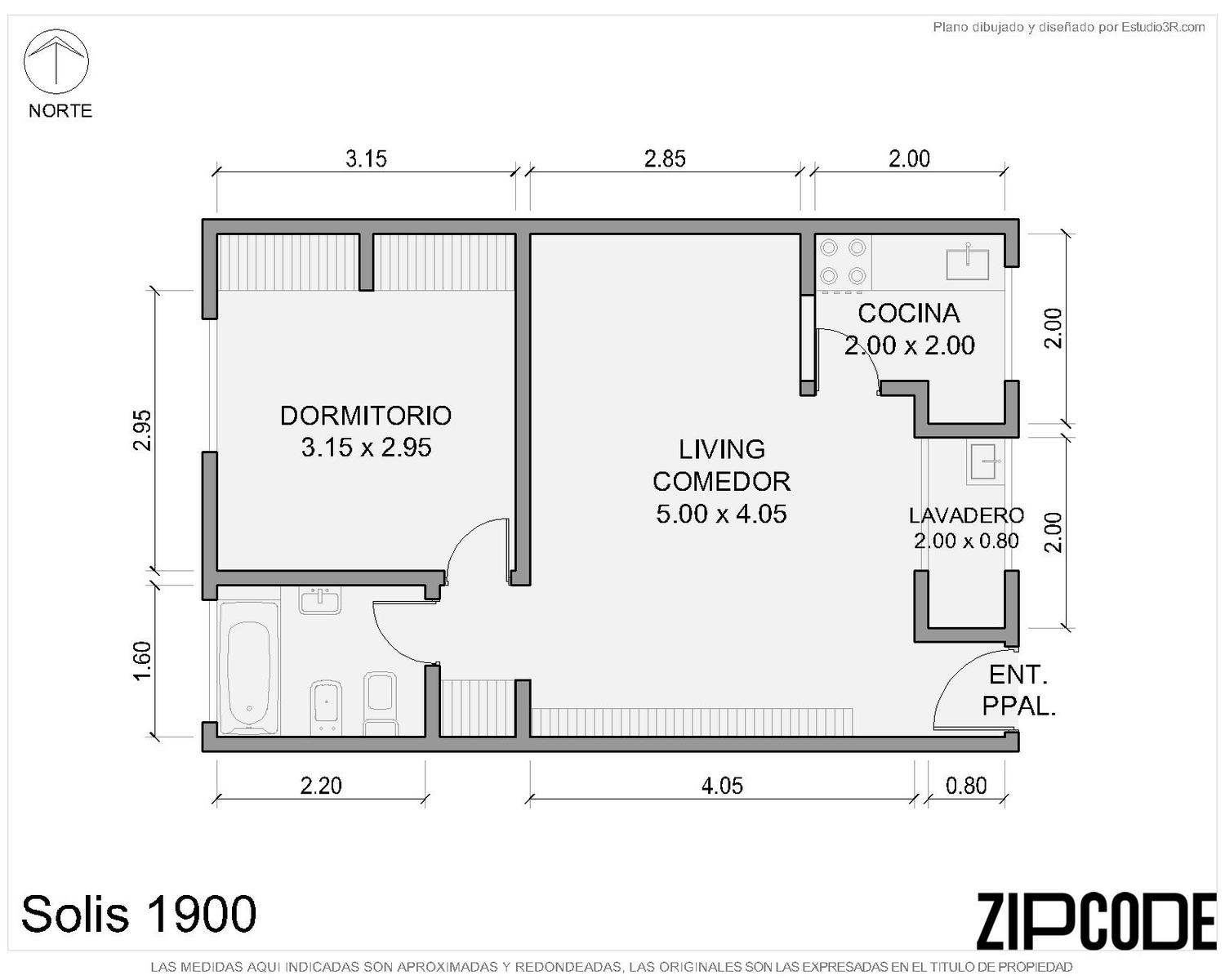 Departamento de 1 dormitorio en Constitución, foto 3