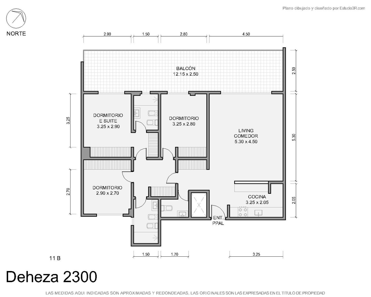 Departamento de 3 dormitorios en Núñez, foto 3