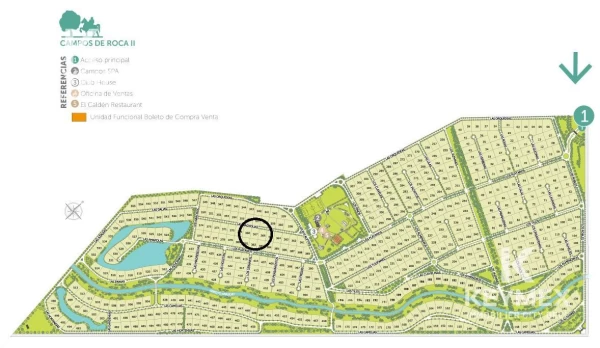 Terreno en venta, Campos de Roca II
