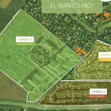 Terreno en venta, Barrio Cerrado El Cardal de Los Cardales III. CON FINANCIACIÓN