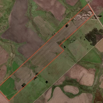 Campo agrícola–ganadero en Durazno  129 ha  Índice CONEAT 169