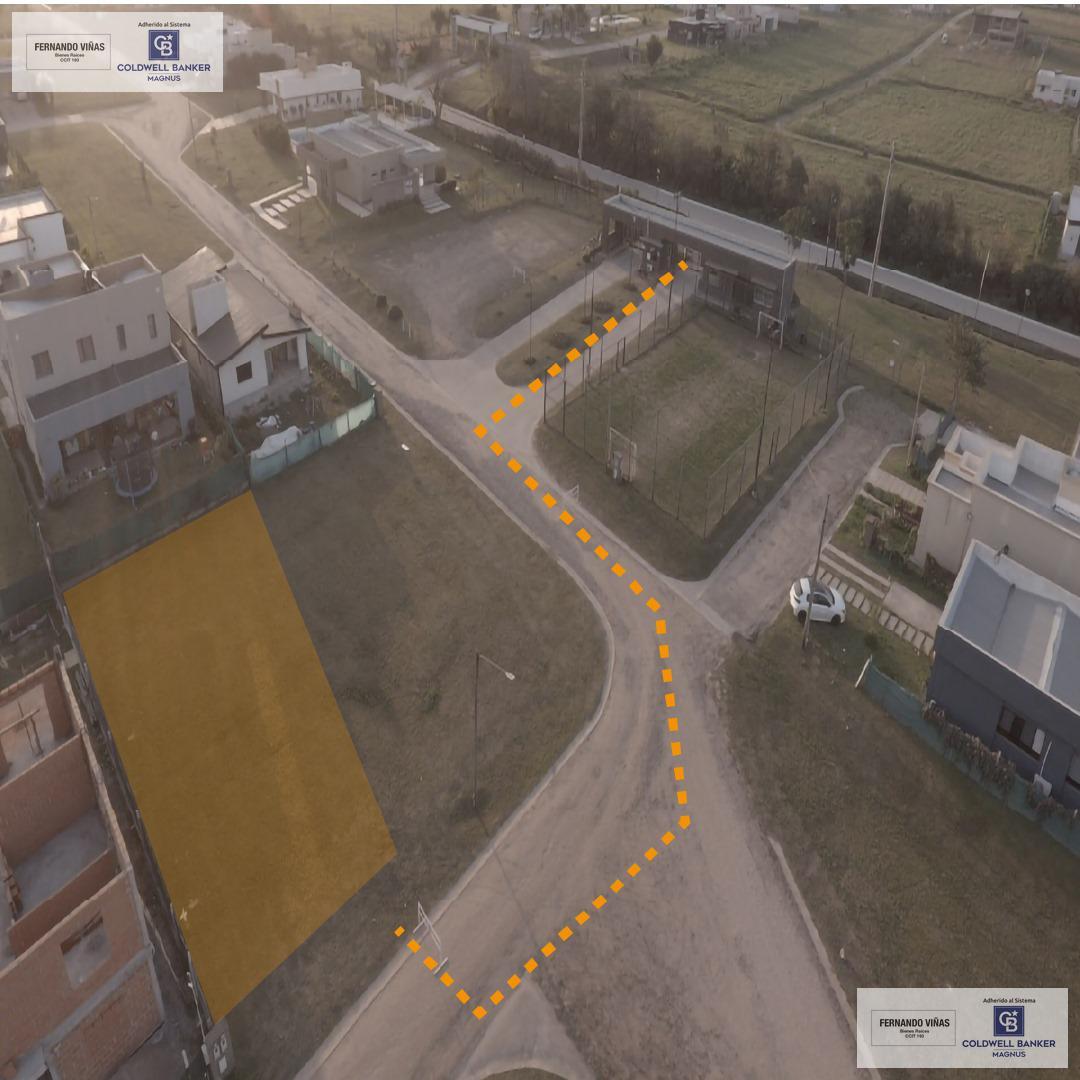 Recorrido de entrada al Lote
