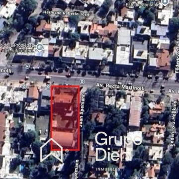 Lote comercial 1.440 m² en esquina estratégica EN VENTA en Av. Recta Martinolli, Villa Belgrano