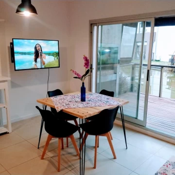 ALQUILER TEMPORARIO DPTO 2 AMBIENTES CON PARRILLA VISTA AL RIO