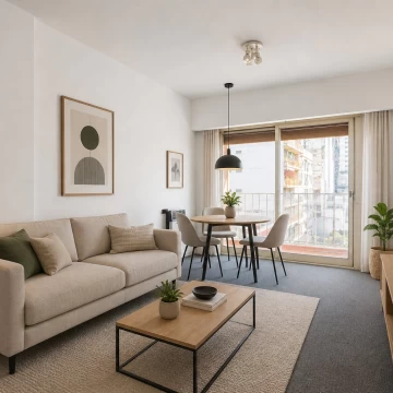 Departamento 2 ambientes con Balcon Belgrano Apto Credito