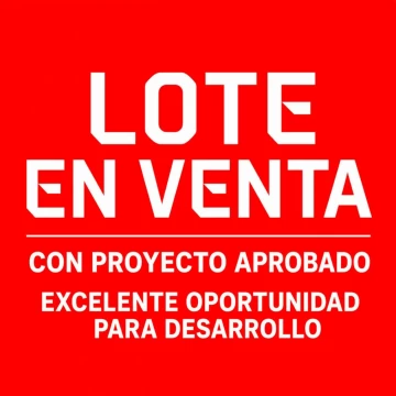 Lote con proyecto aprobado listo para construir  Corredor Juan B. Justo