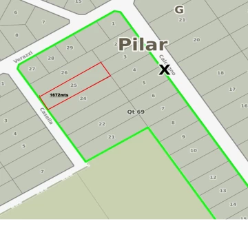 Terreno Venta en Villa Rosa, calle Casella 100