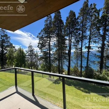 Departamento 3 ambientes con Vista al lago en  Barrio Cerrado, Melipal, Bariloche.