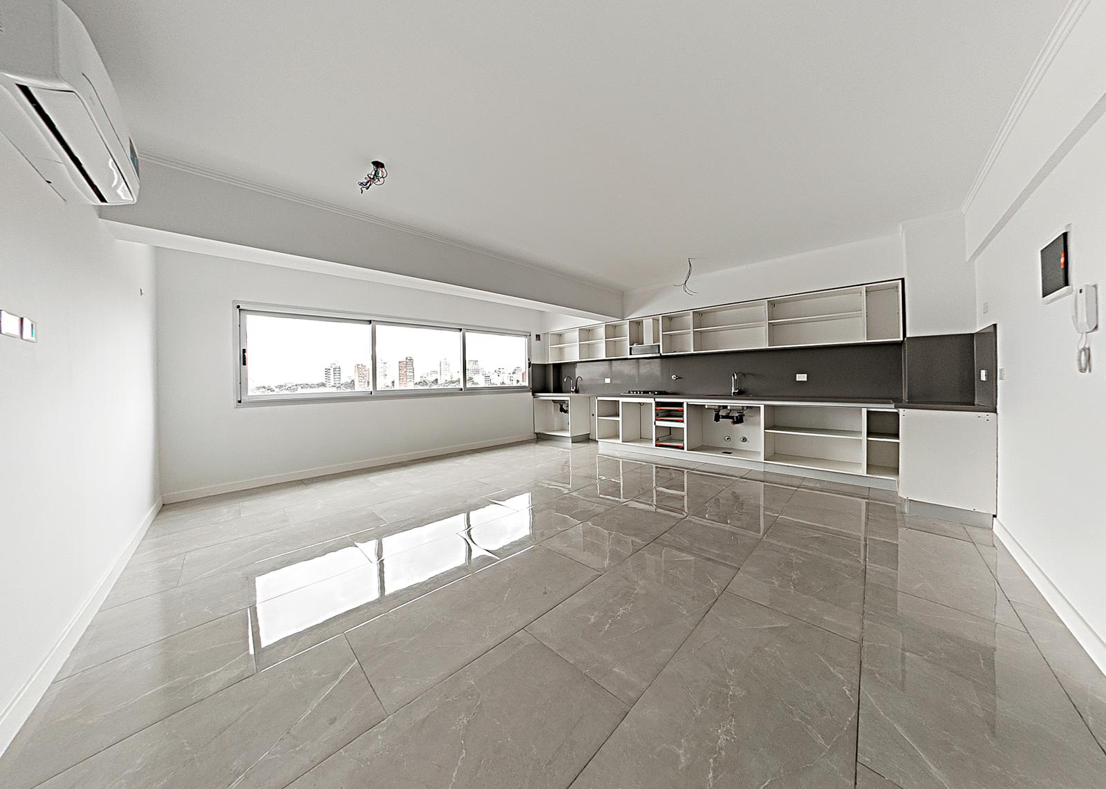 Living con cocina integrada