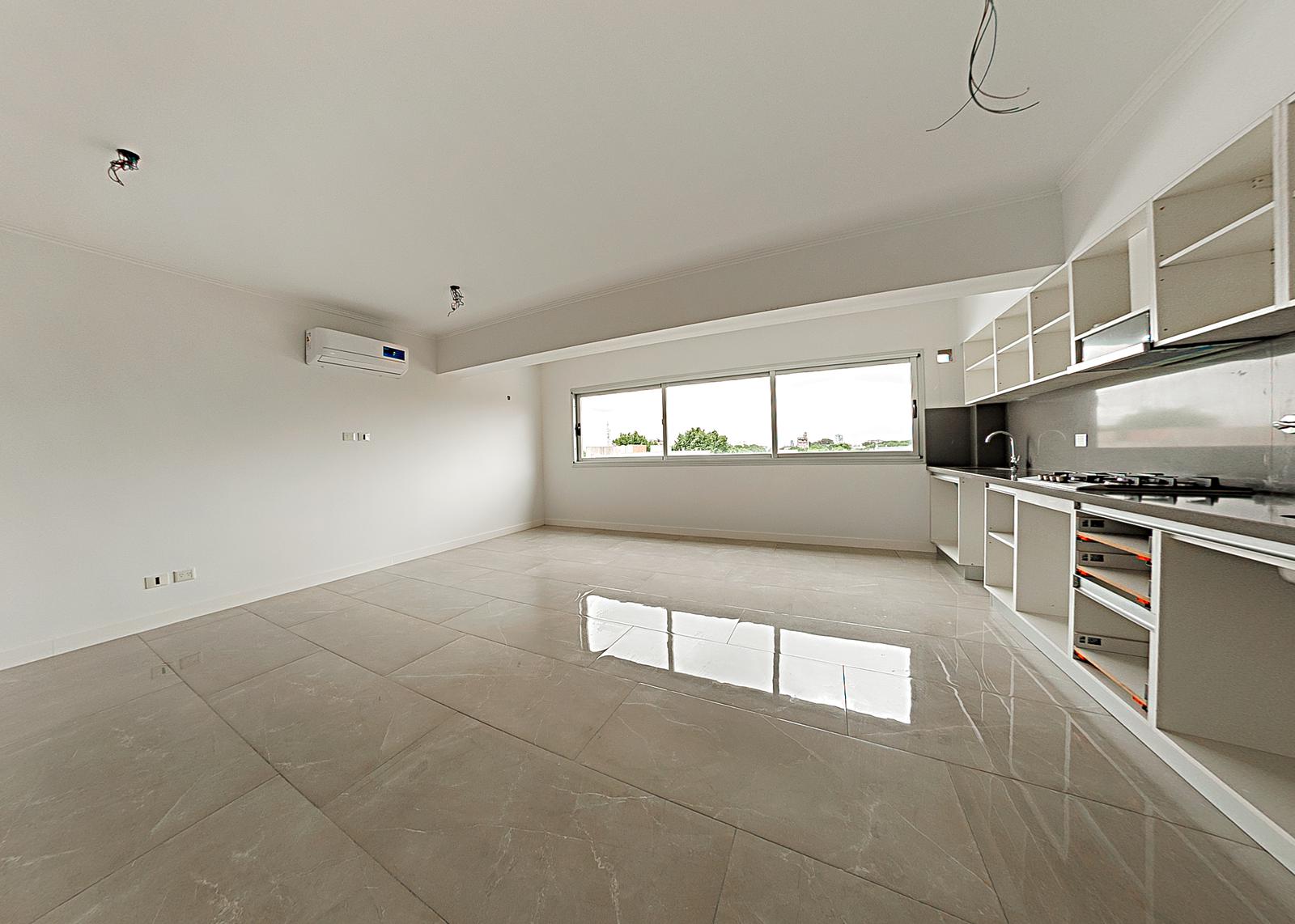 living comedor cocina integrada