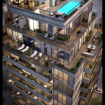 Departamento de 3 ambientes con terraza en Palermo Chico