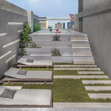 Villa Crespo: 3 ambientes al contrafrente c/ Amplio balcón y patio