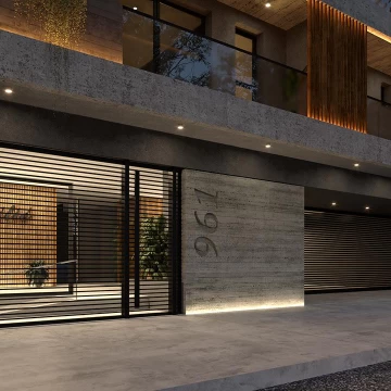 Emprendimiento - Departamento de 4 ambientes con patio y cochera.
