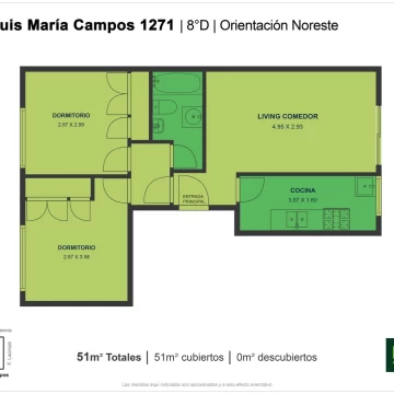 3 ambientes| Edificio torre | Venta en Belgrano