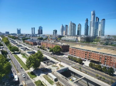 Venta  monoambiente con cochera y amenities.Quartier Madero Urbano